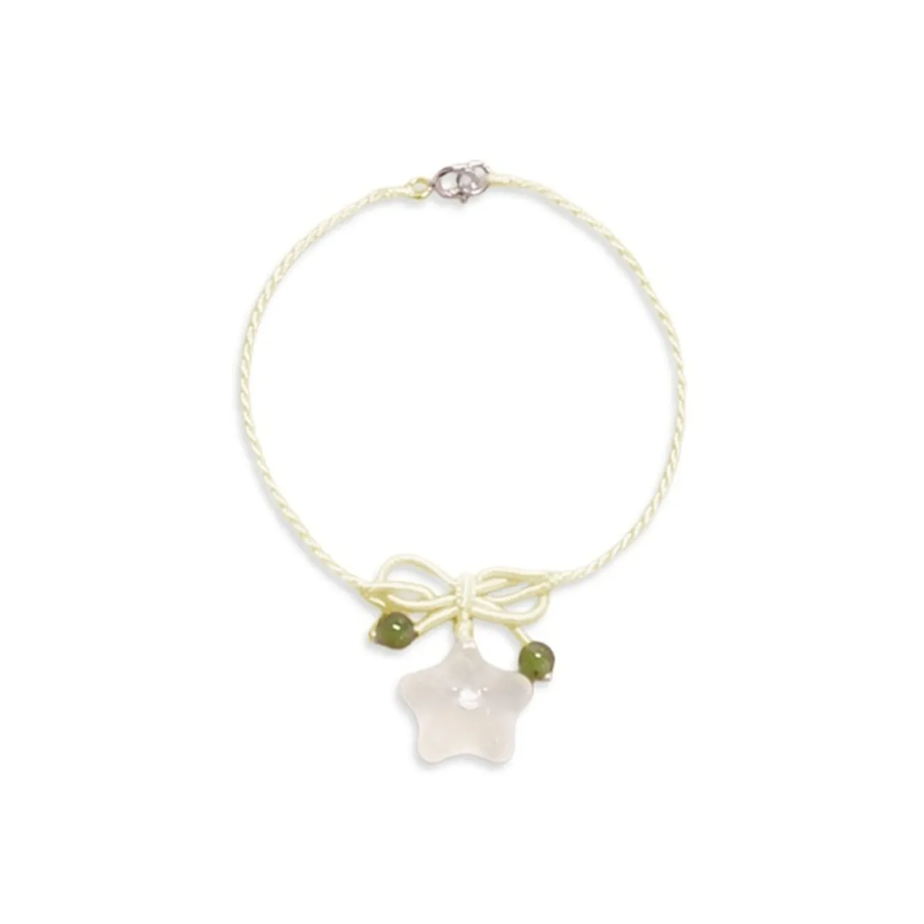 Yu Oval Bangle Хлопок Браслет Шнурки Женские