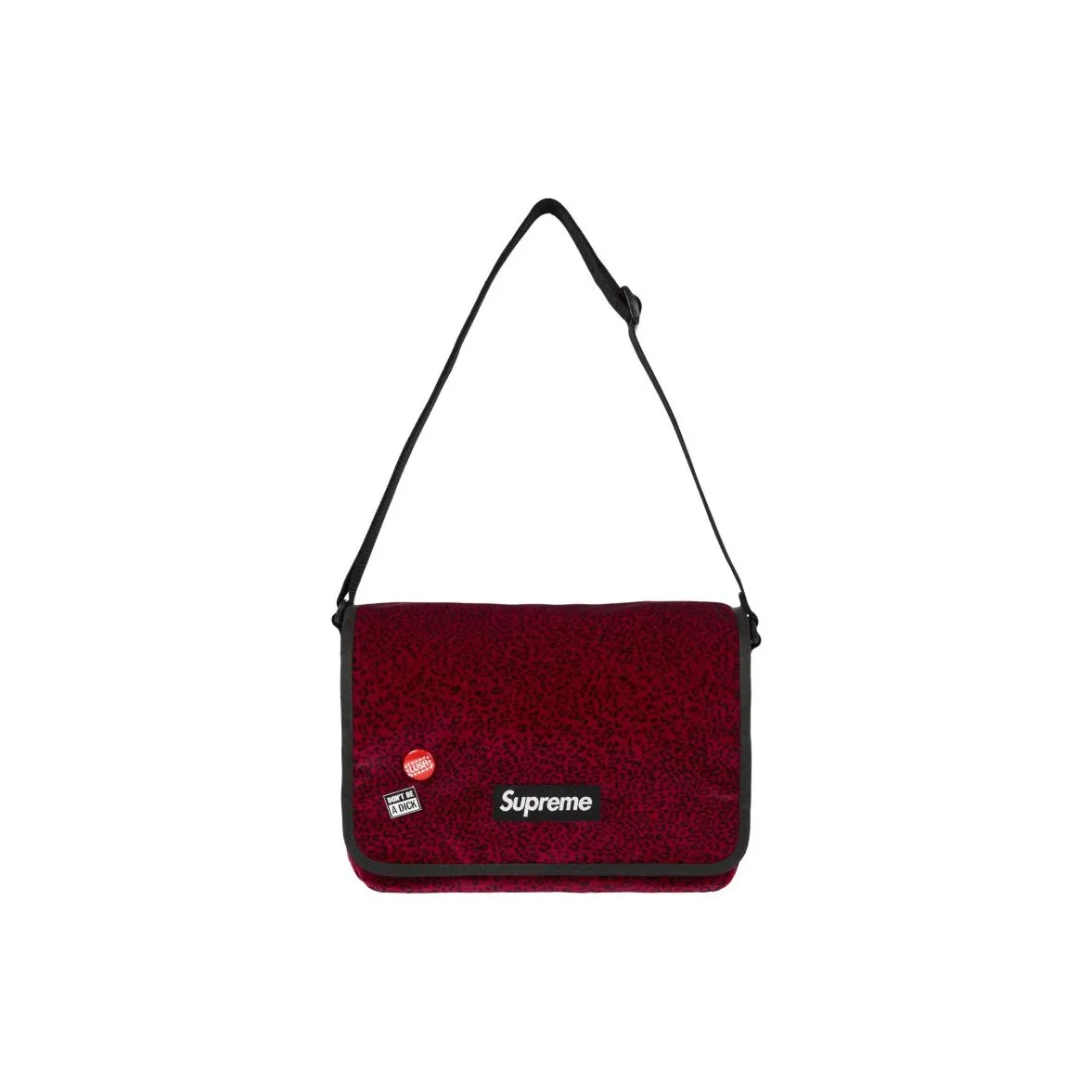Supreme Нейлон Курьерская сумка Сумка на плечо Маленькая Женская Красная