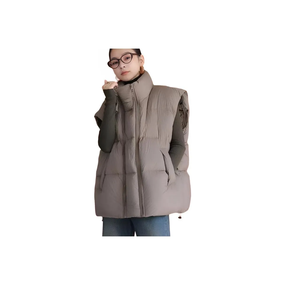 FINDSME GAGA Хлопковый пуховик женский