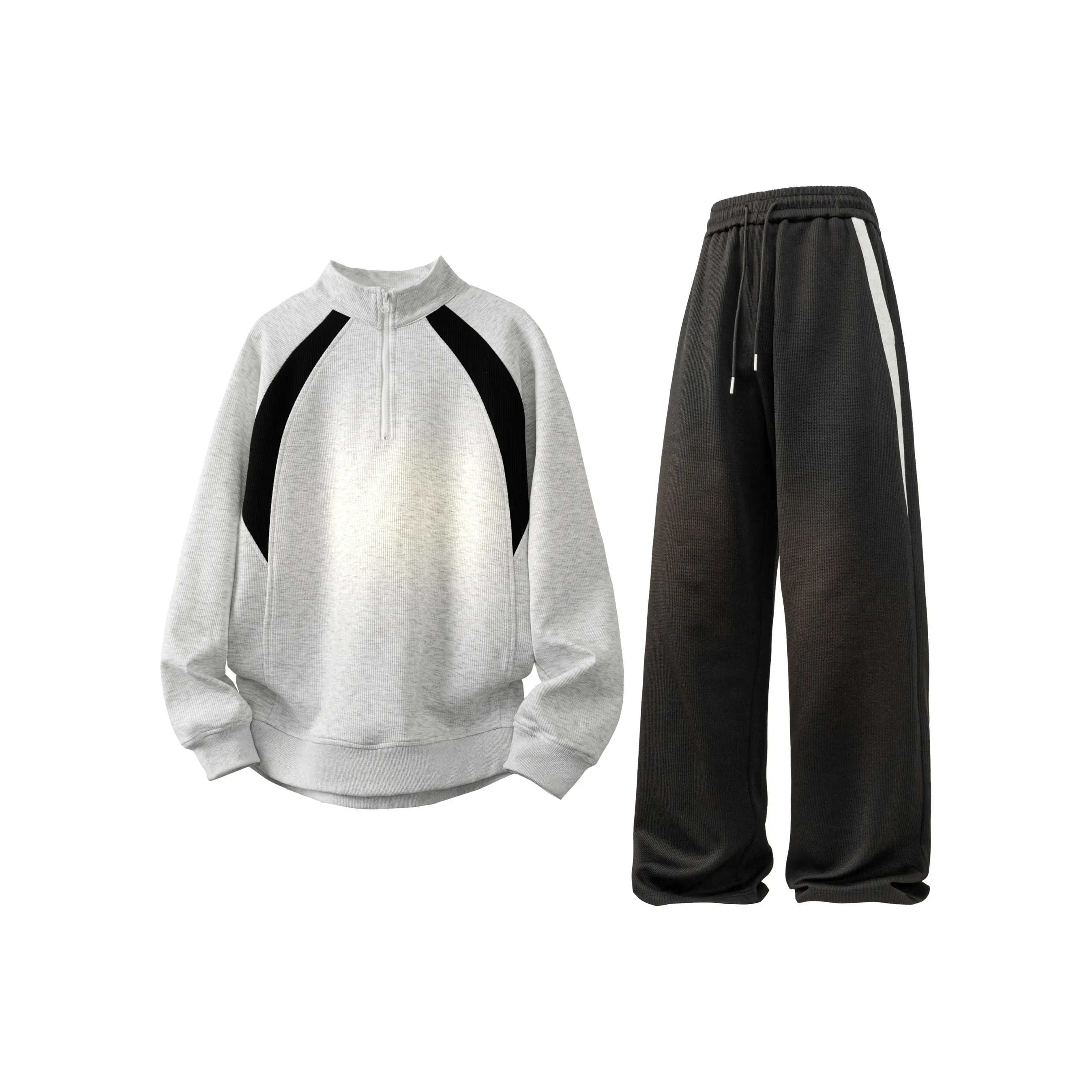 PASOK Полузастежка Толстовка Одежда для пары Одежда One Мужской One Женский Модный бренд Универсальный Премиум Feel