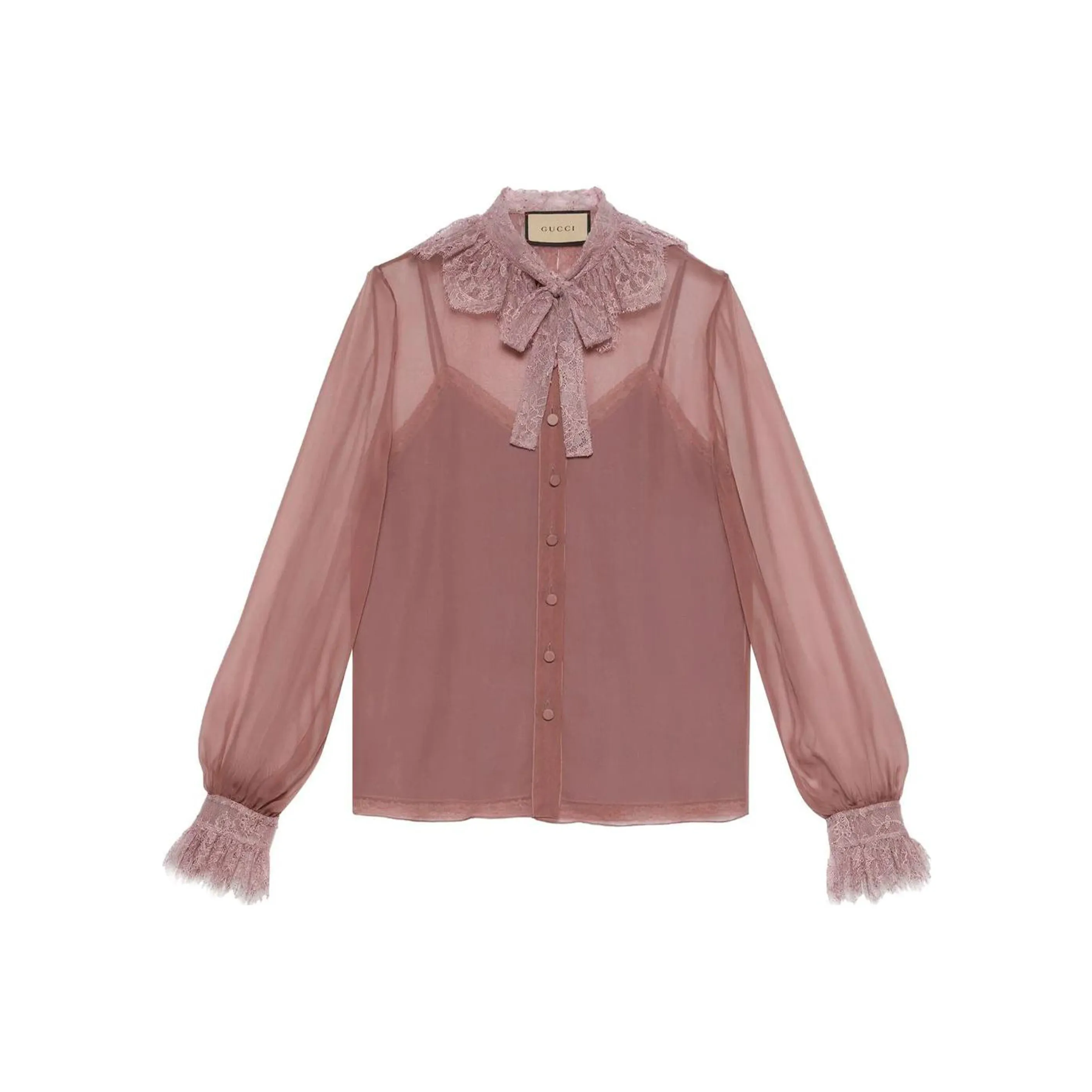 GUCCI Женские рубашки красно-бурого цвета