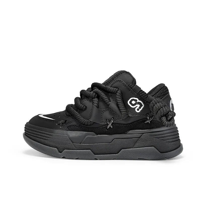 CN Skate Skateboard Shoes Unisex Low top Black