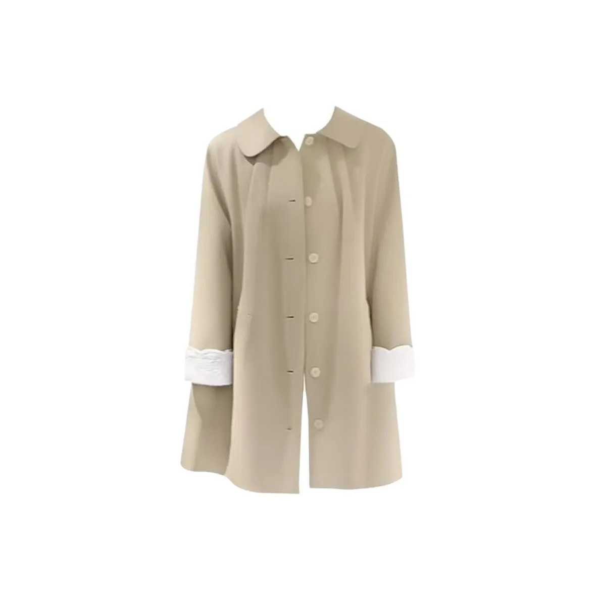 MA JOURNEE Хаки Женская тренч-куртка