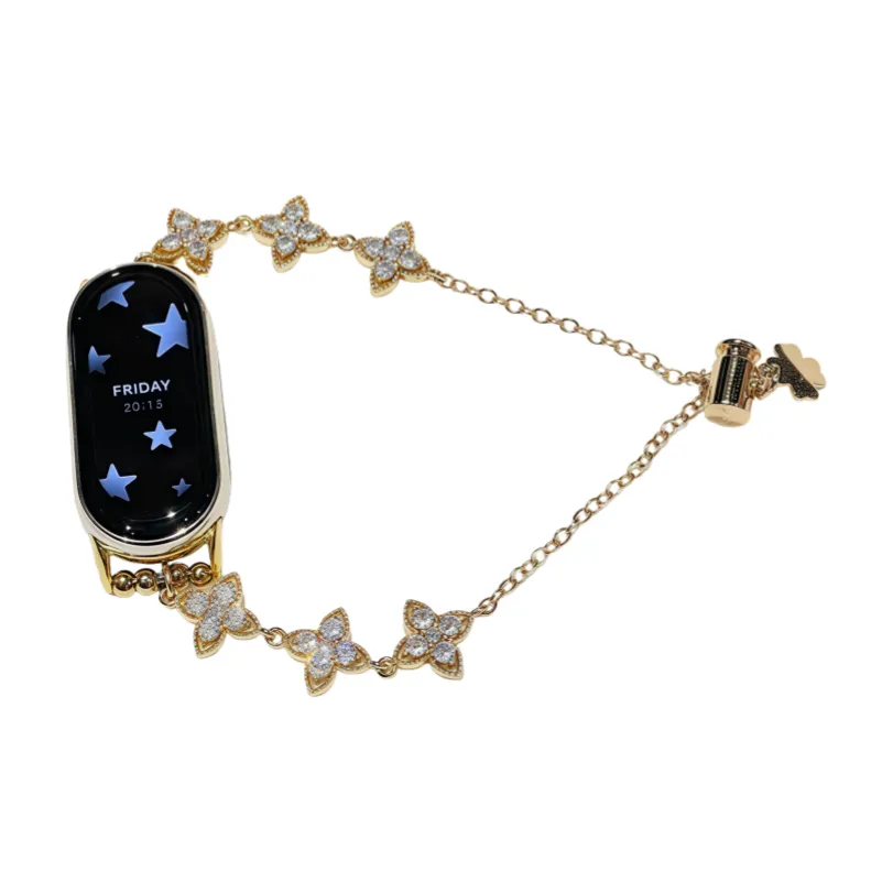 HAIAISO Ремень Xiaomi Красный Бежевый Совместимость Металл