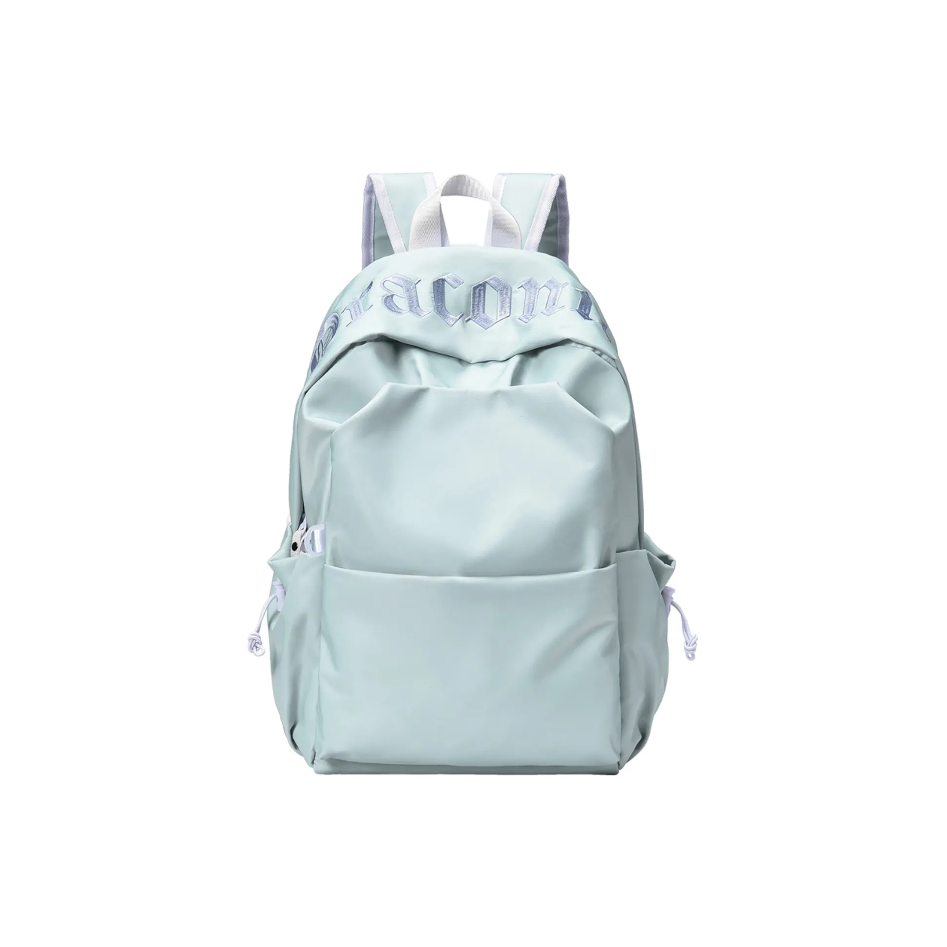DRACONITE Polyester Large Capacity Backpack 15.6 Inches Laptop Bag Regular Unisex Gray Blue