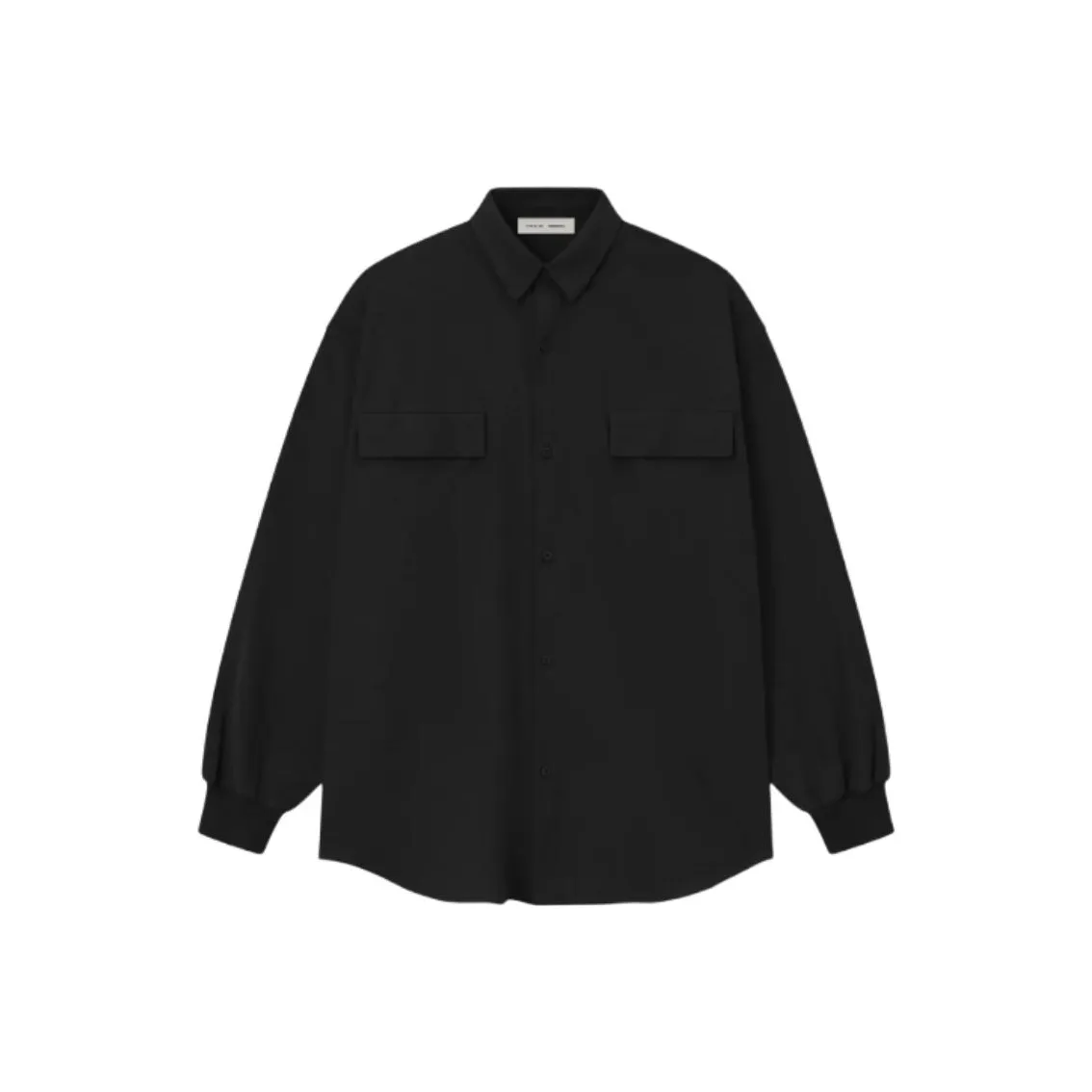 Fear of God ESSENTIALS Fw25 Oxford Рубашка Глубокий Черный Рубашка Мужская