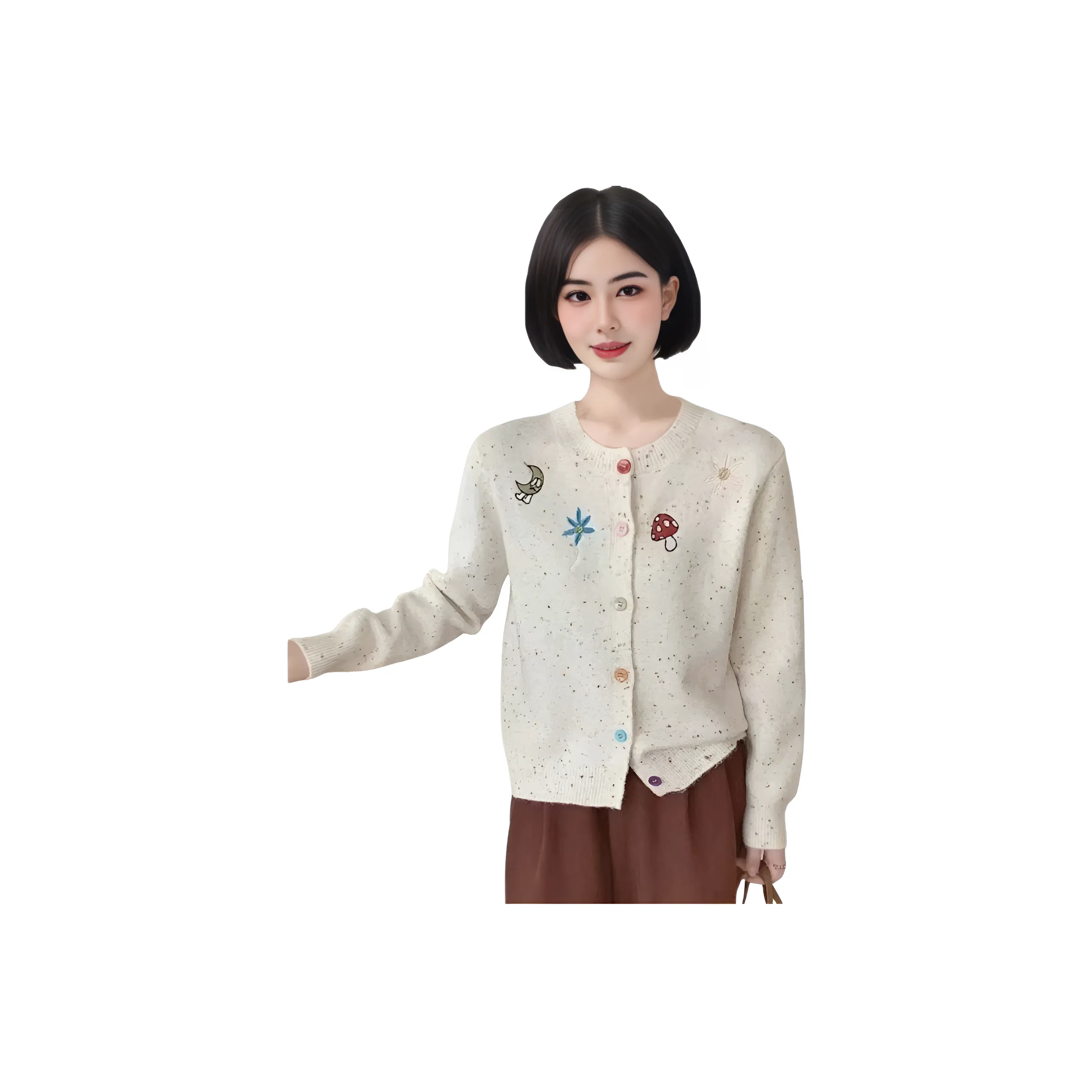 MTHE Белый Женский Трикотаж