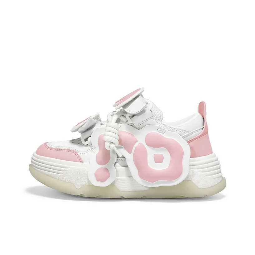 CN Skate Skateboard Shoes Unisex Low top White Pink