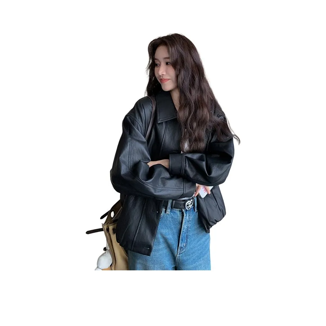 MEXICAN Черный Женские Кожаные Куртки