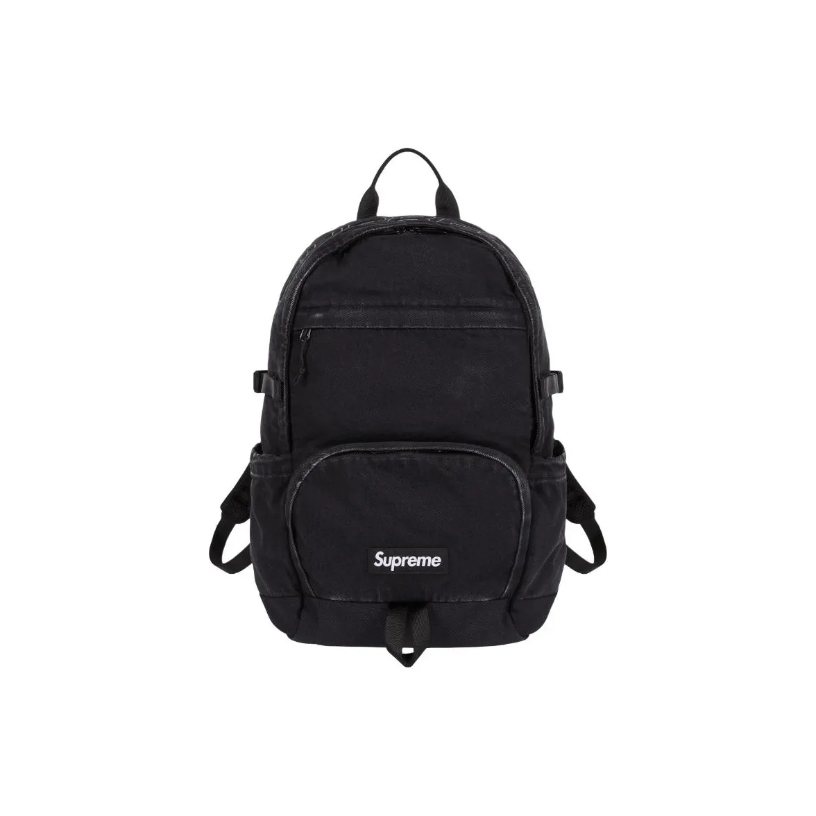 Supreme Denim Backpack Unisex Black Supreme Деним Рюкзак Унисекс Черный