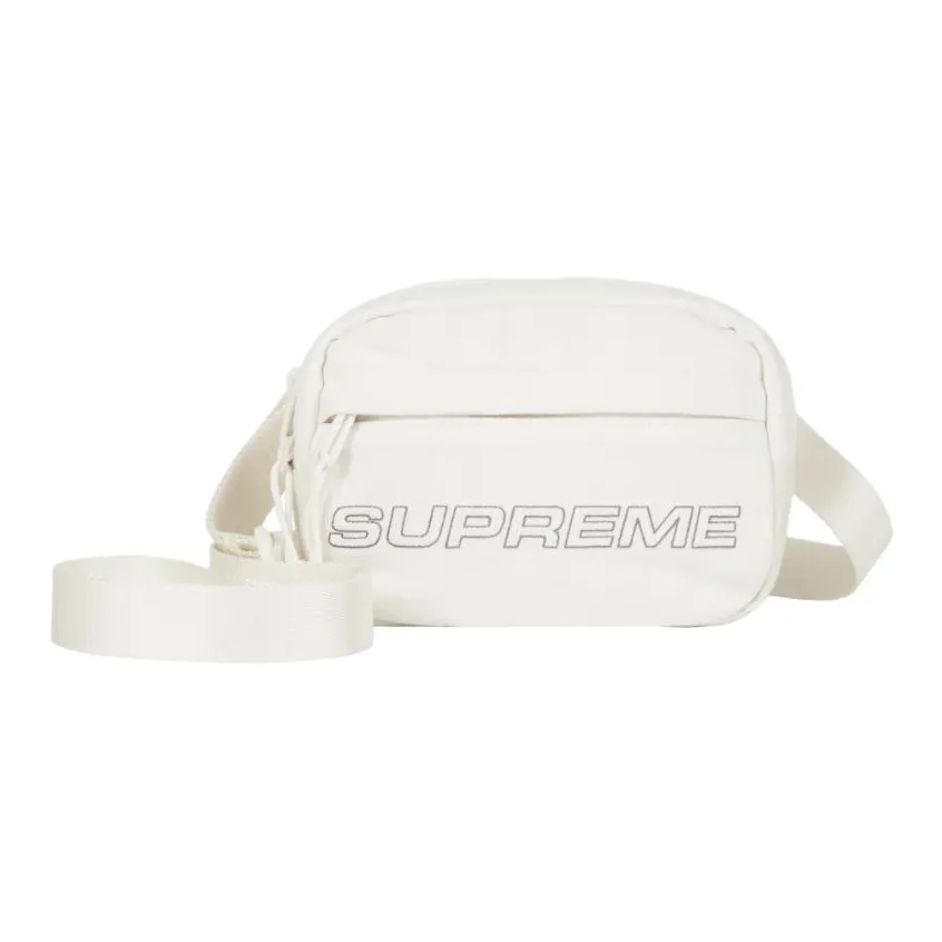 Supreme Нейлоновые сумки через плечо мини Женские Белые