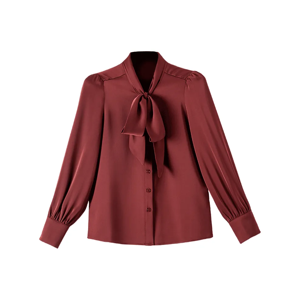 WANBAI Темно-красные Женские Рубашки