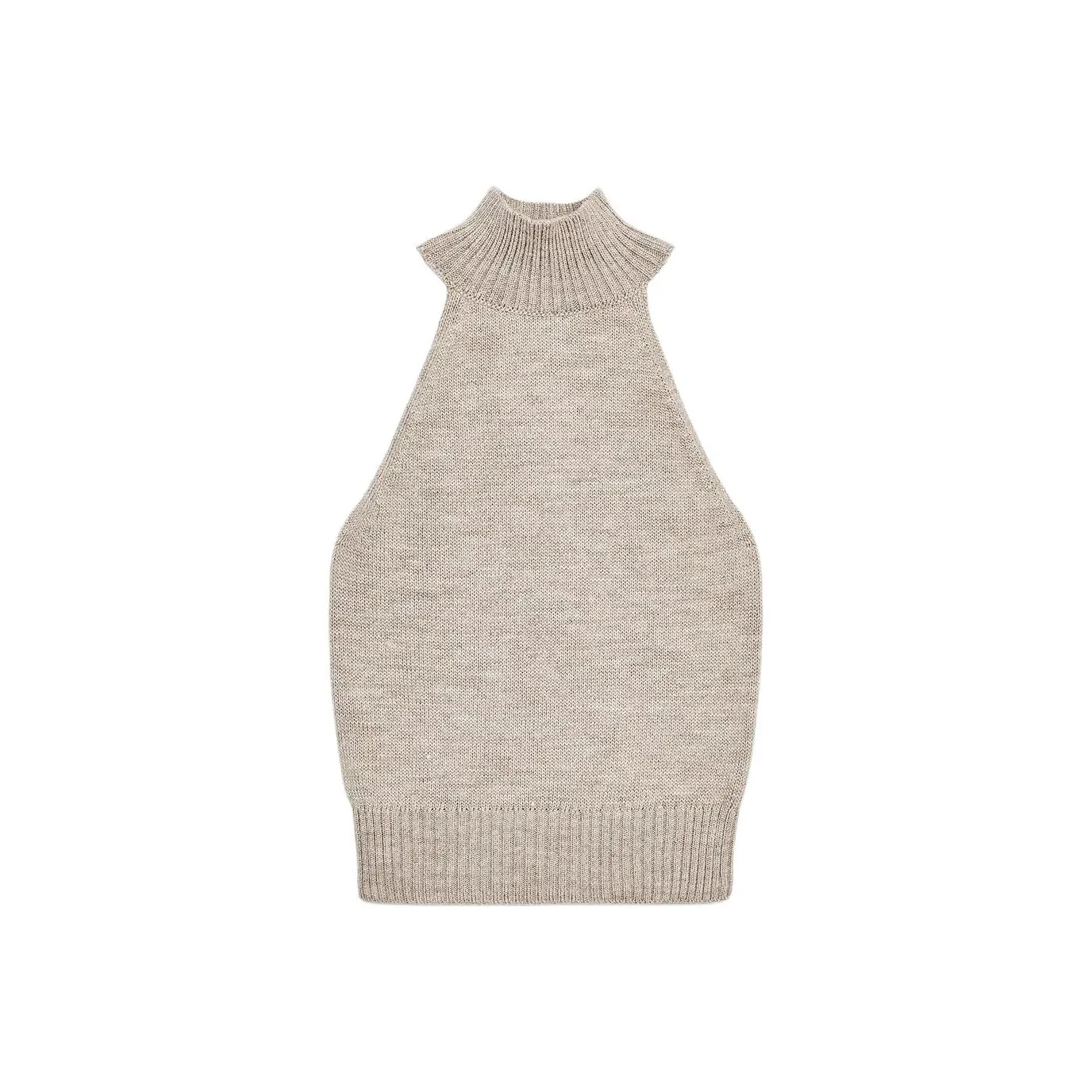 ZARA Коричневый Темно-Серый Коричневый Женские Майки