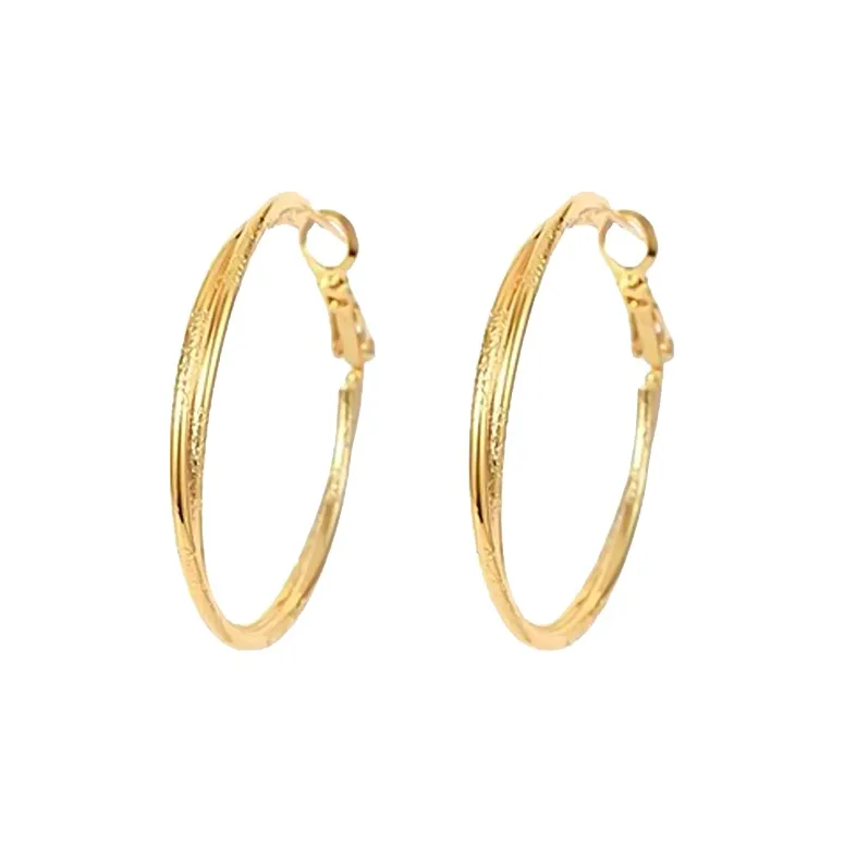 Rhymes Серьги с золотым покрытием из меди женские