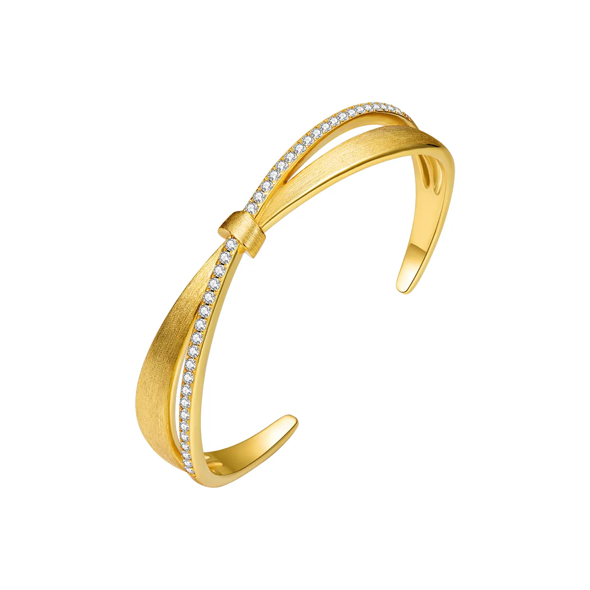 ZEGL Медные браслеты с покрытием из 14-каратного золота женские