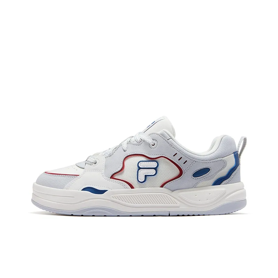 FILA FUSION BANK II Cool 2DX Low Топ Скейтборд Кроссовки Мужские Snow Лунный Каменный Серый
