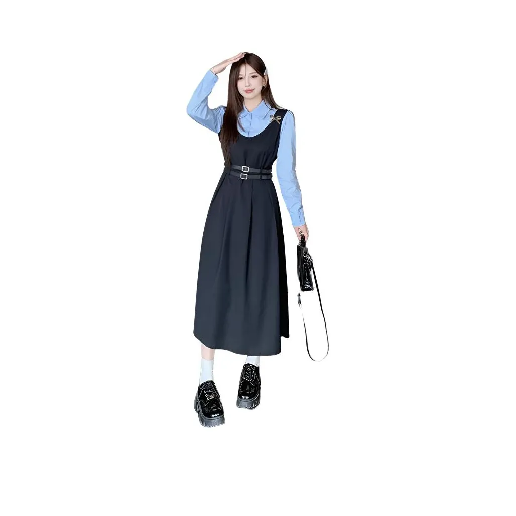 ZCDECO Длинное платье с длинными рукавами женское