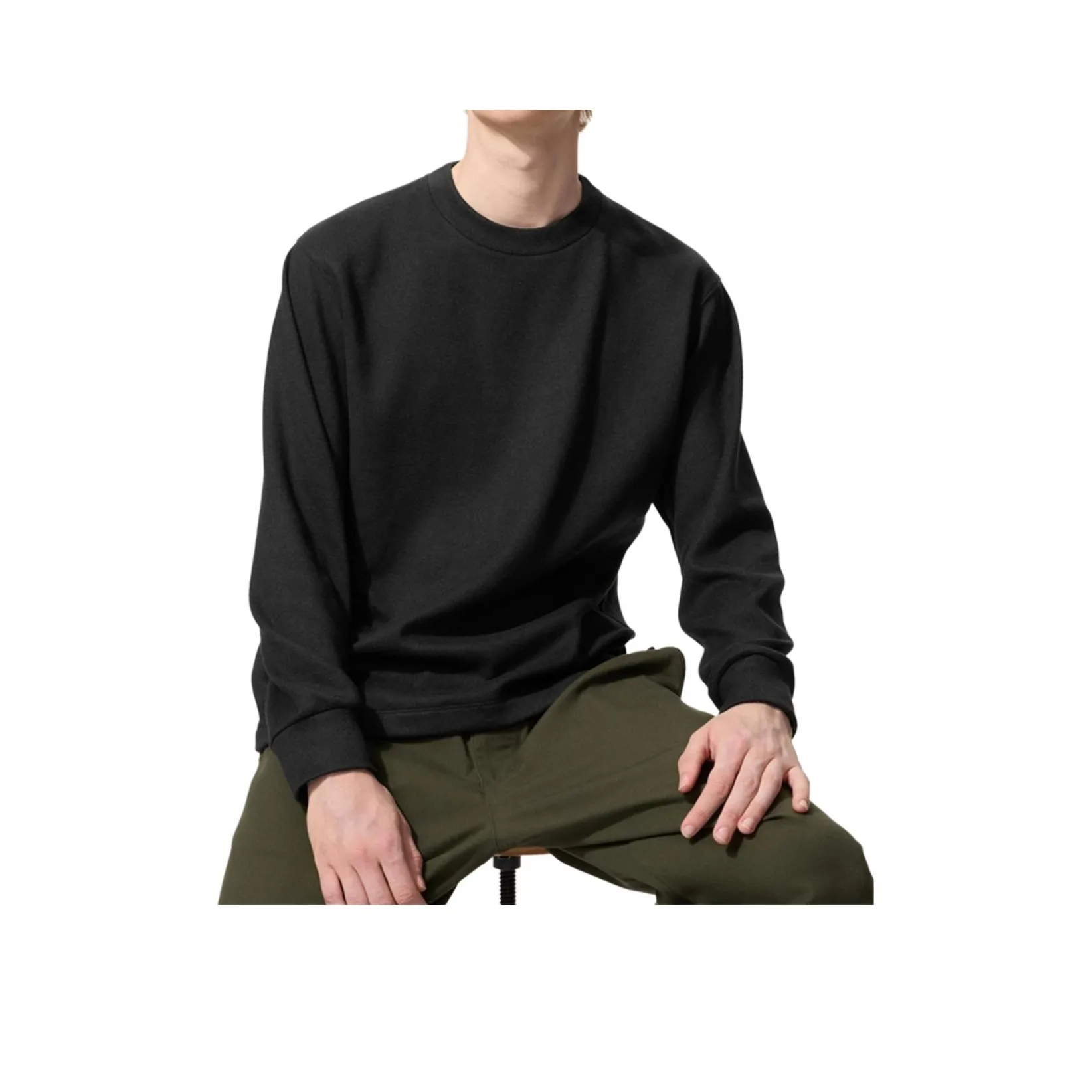 UNIQLO Мужские черные свитшоты