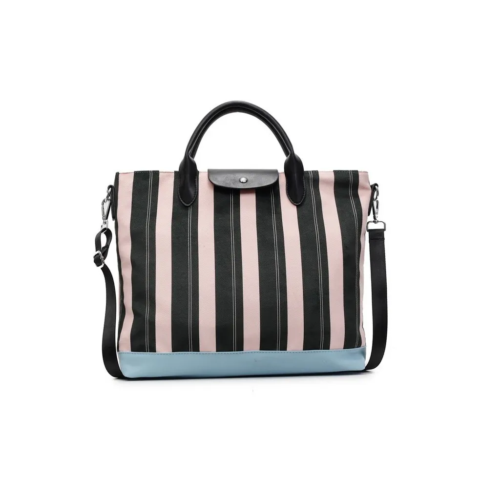 HAWA Хлопок лен смесь сумка-тоут сумка через плечо сумка стандартная женская белый черный