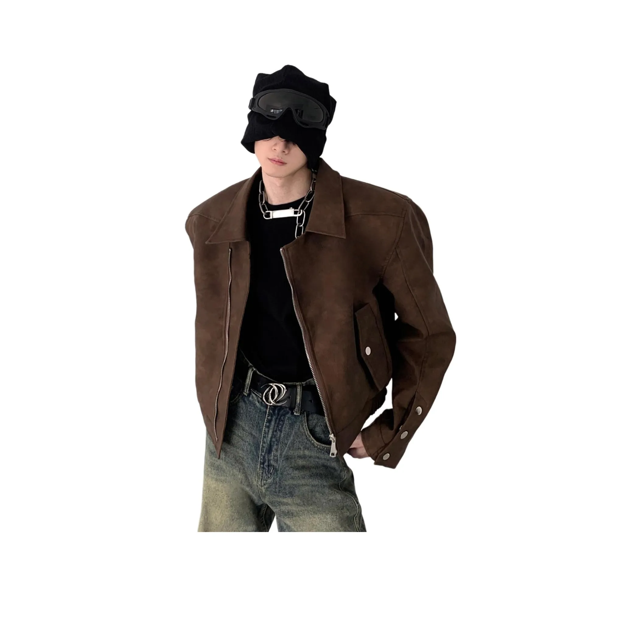 NEVER RULE Кожа Куртка Унисекс