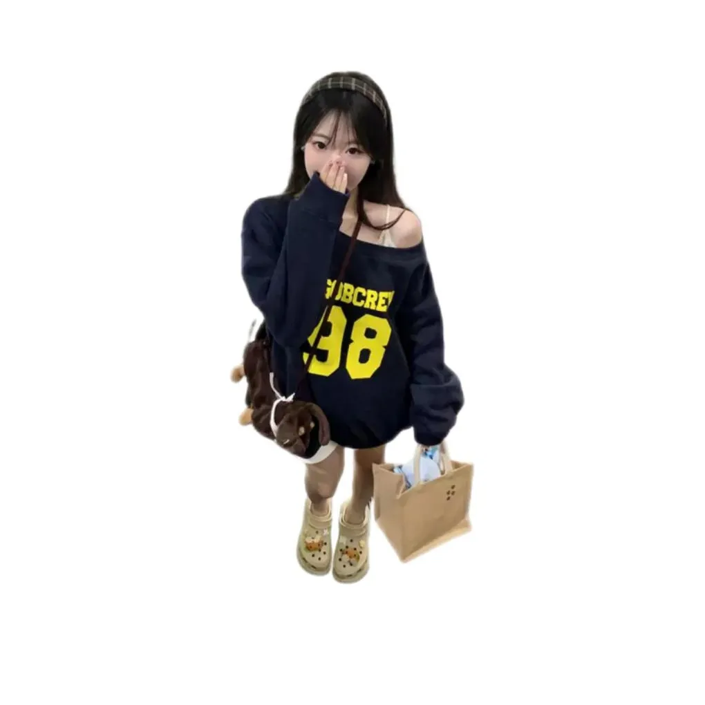 TONYBEAR Темно-синие тонкие женские футболки T