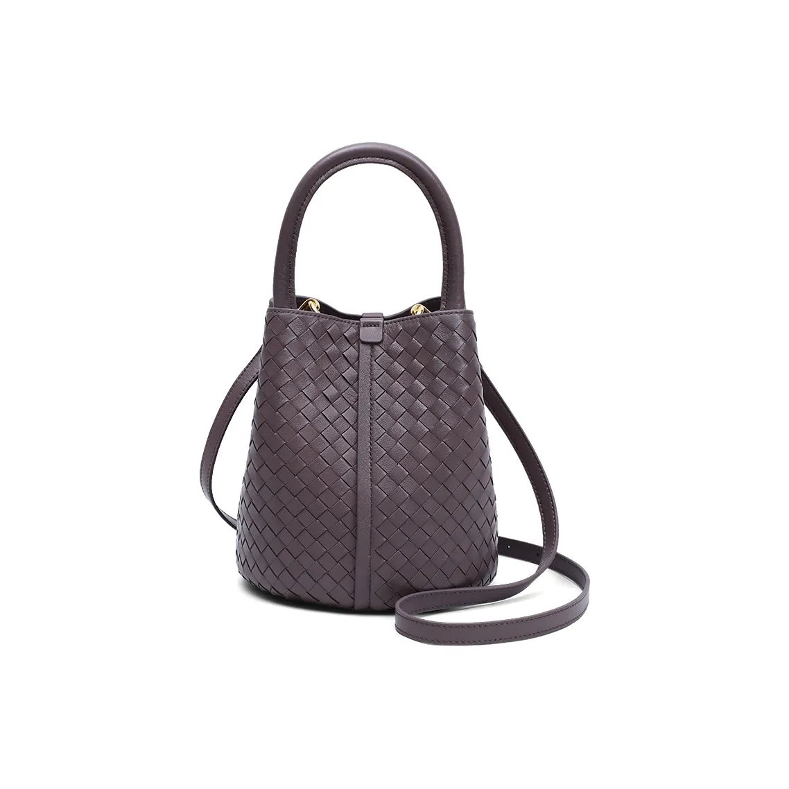 Crtnzo Kroez Коровья кожа Ведрообразная сумка Обычная Женская Таро Фиолетовый