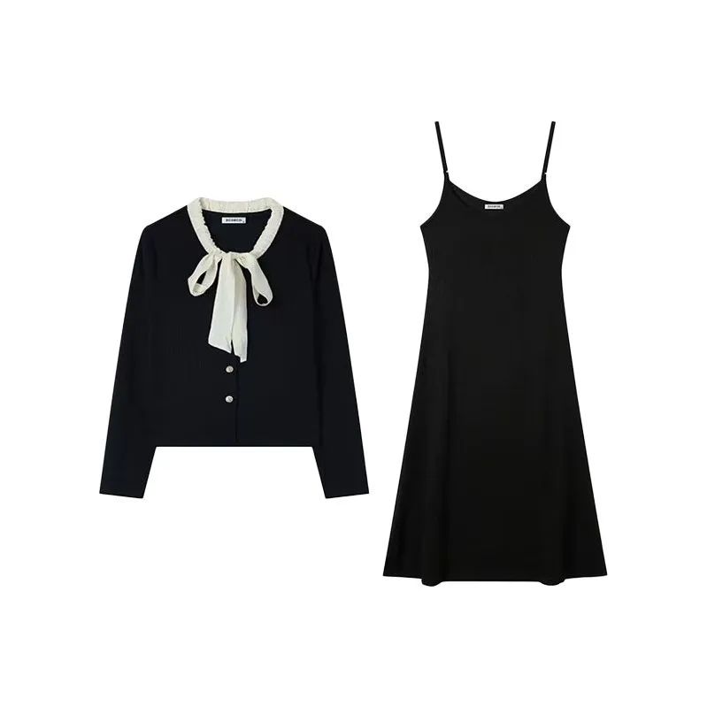 COVT Куртка + Сарафан Женские Комплекты с Юбкой