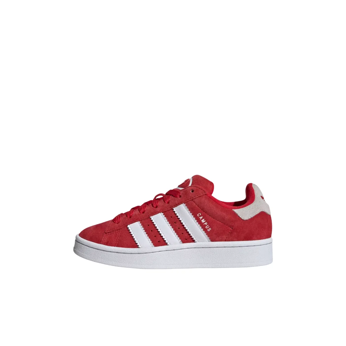 Adidas Originals CAMPUS 00s Устойчивый к истиранию Низкий Топ Детский Скейтбординг Красный Белый