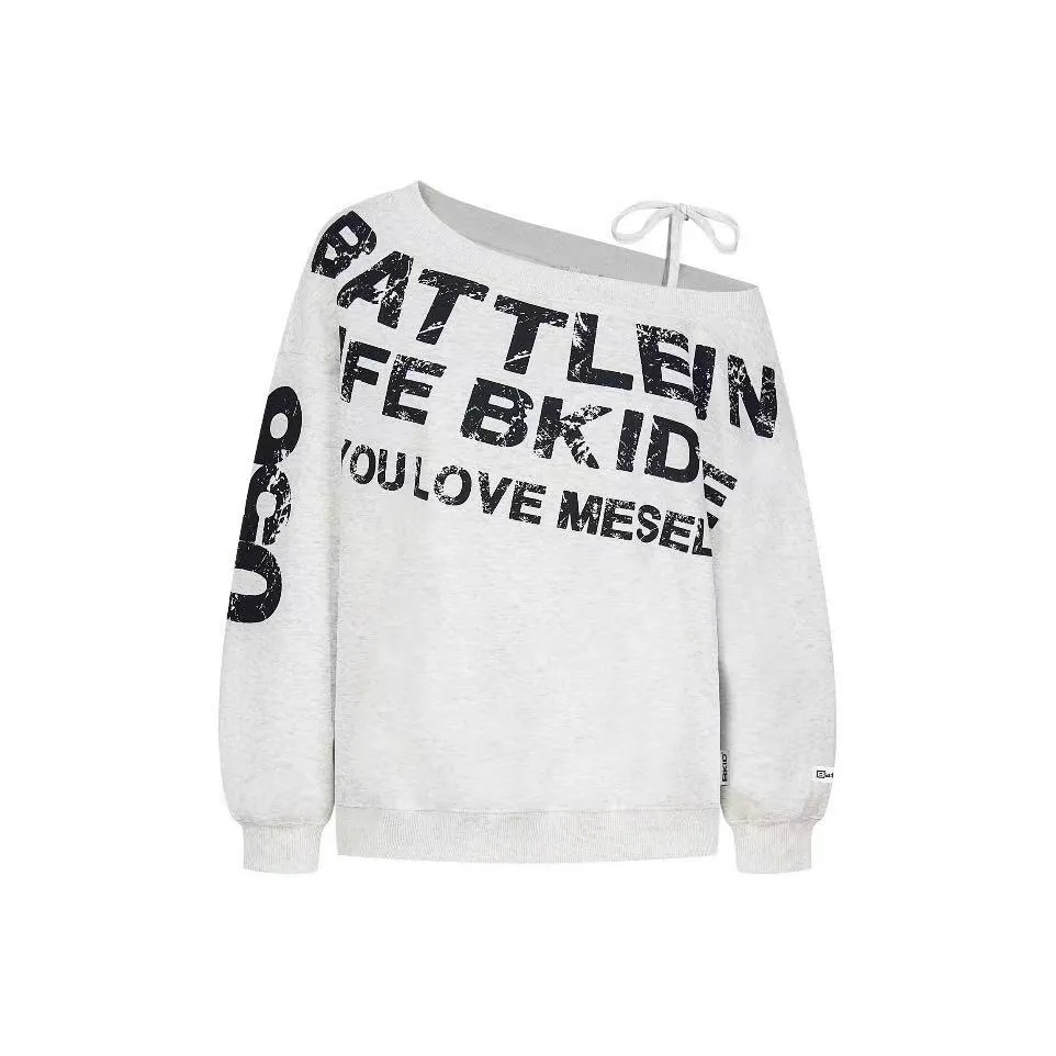 EMDPN Свободный крой Непритязательный стиль UNIQUE Off Топ на плечах Женские