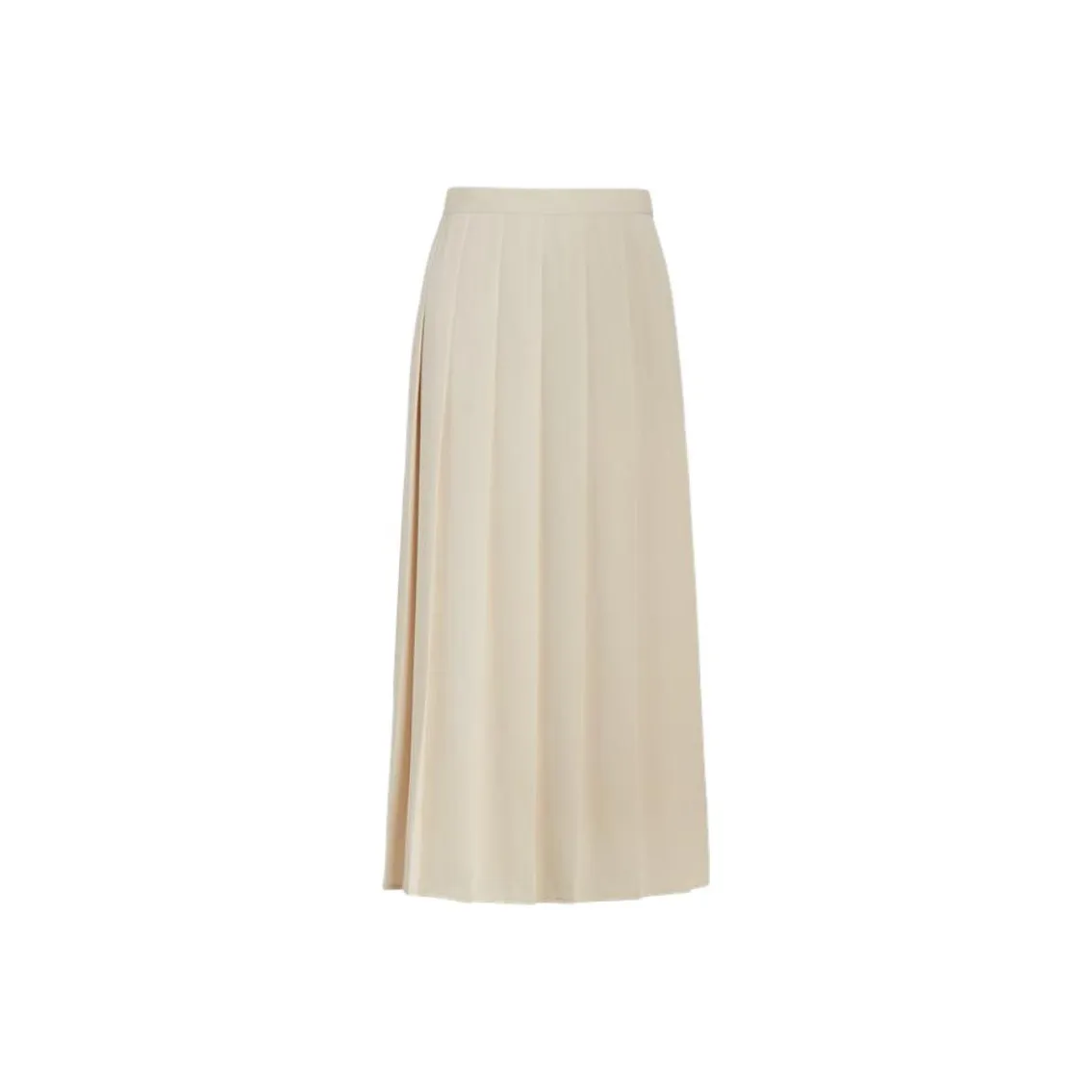 Polo Ralph Lauren FW23 Повседневный Длинный Юбка Женские Экрю