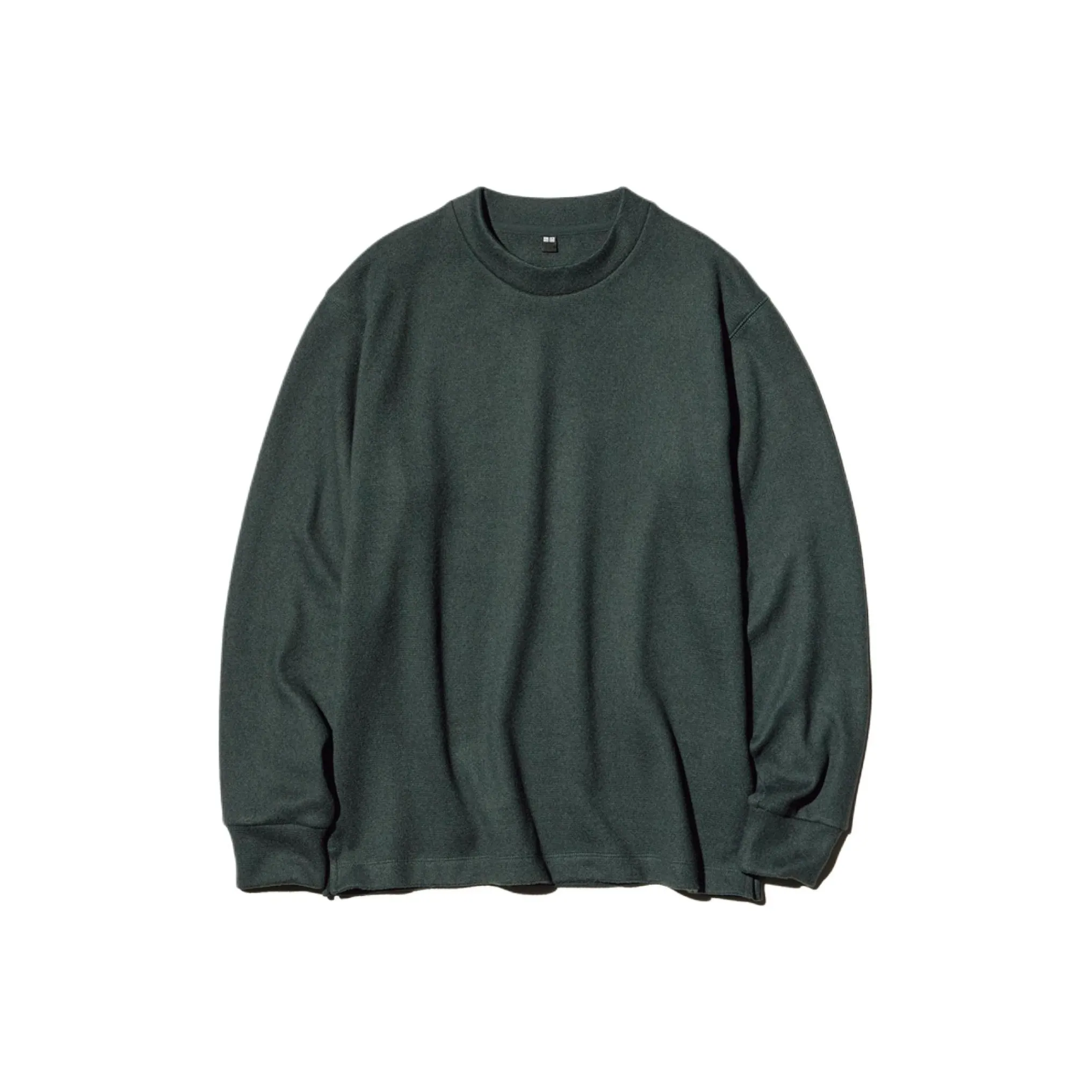 UNIQLO Темно-зеленый Мужской Свитшот