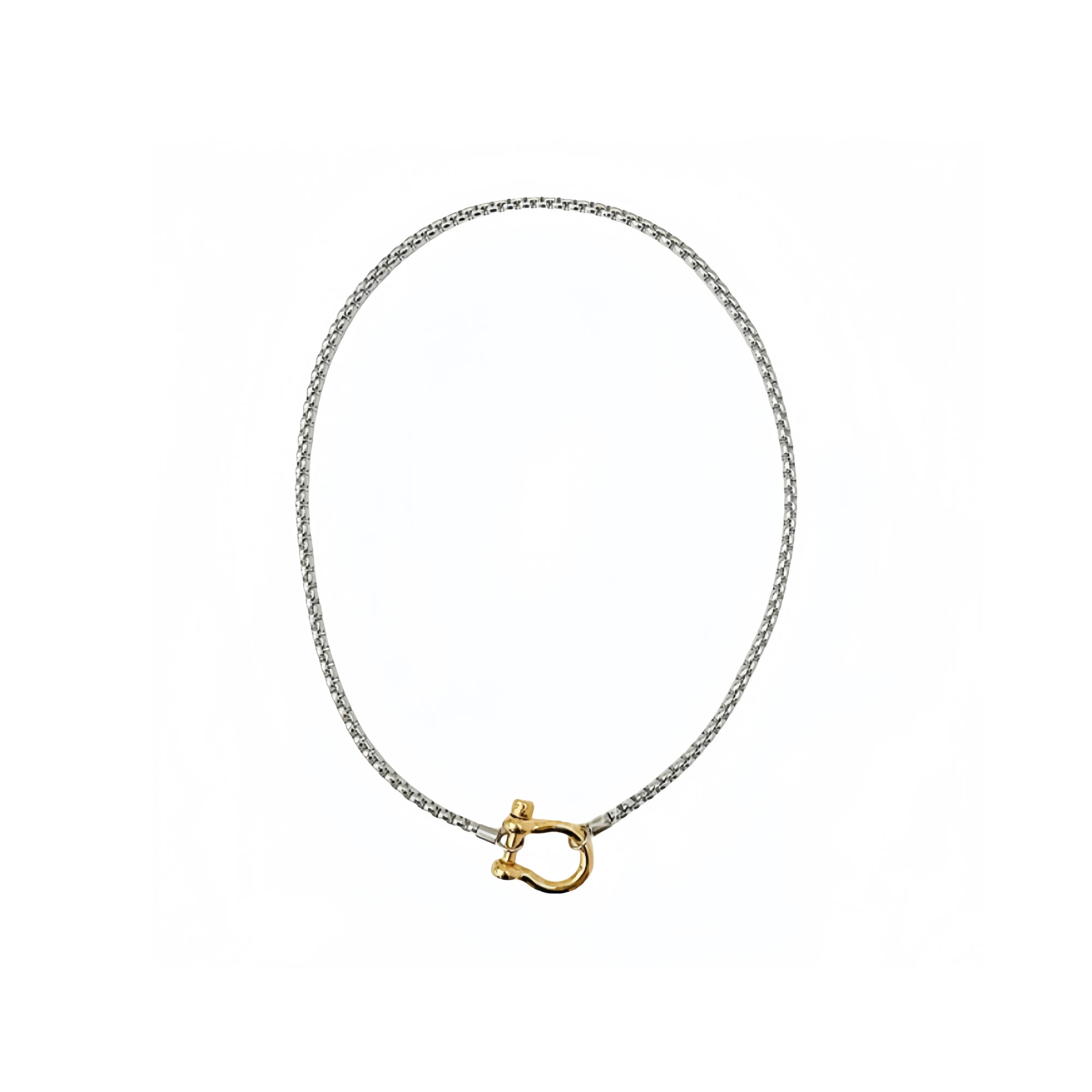 Quarqor Ожерелья из титанового стального сплава Мужской