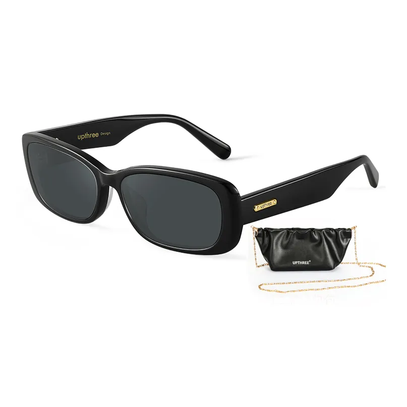Upthree Plate And Metal Irregular Shape Eyeglass Frames Men's