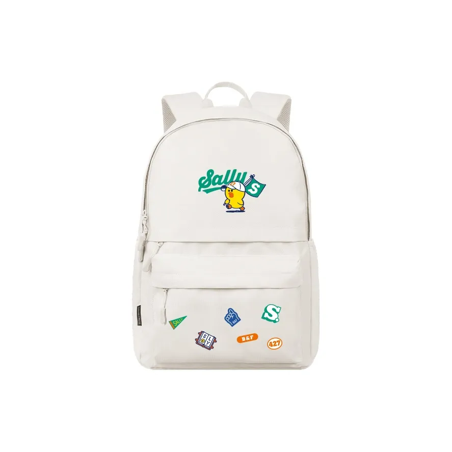 LINE FRIENDS Полиэстер Рюкзак Стандартный Унисекс Бежевый