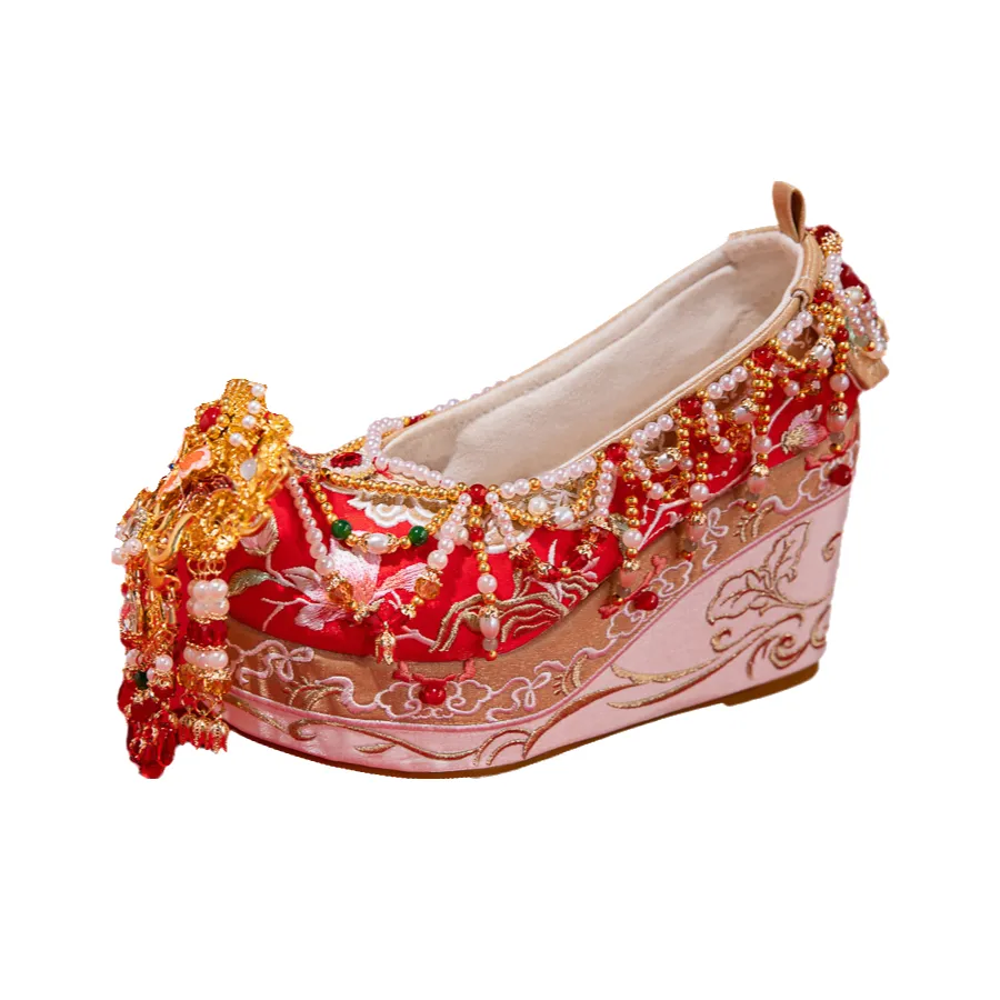 Вышитая обувь Ханьфу для женщин Dance Embroidery