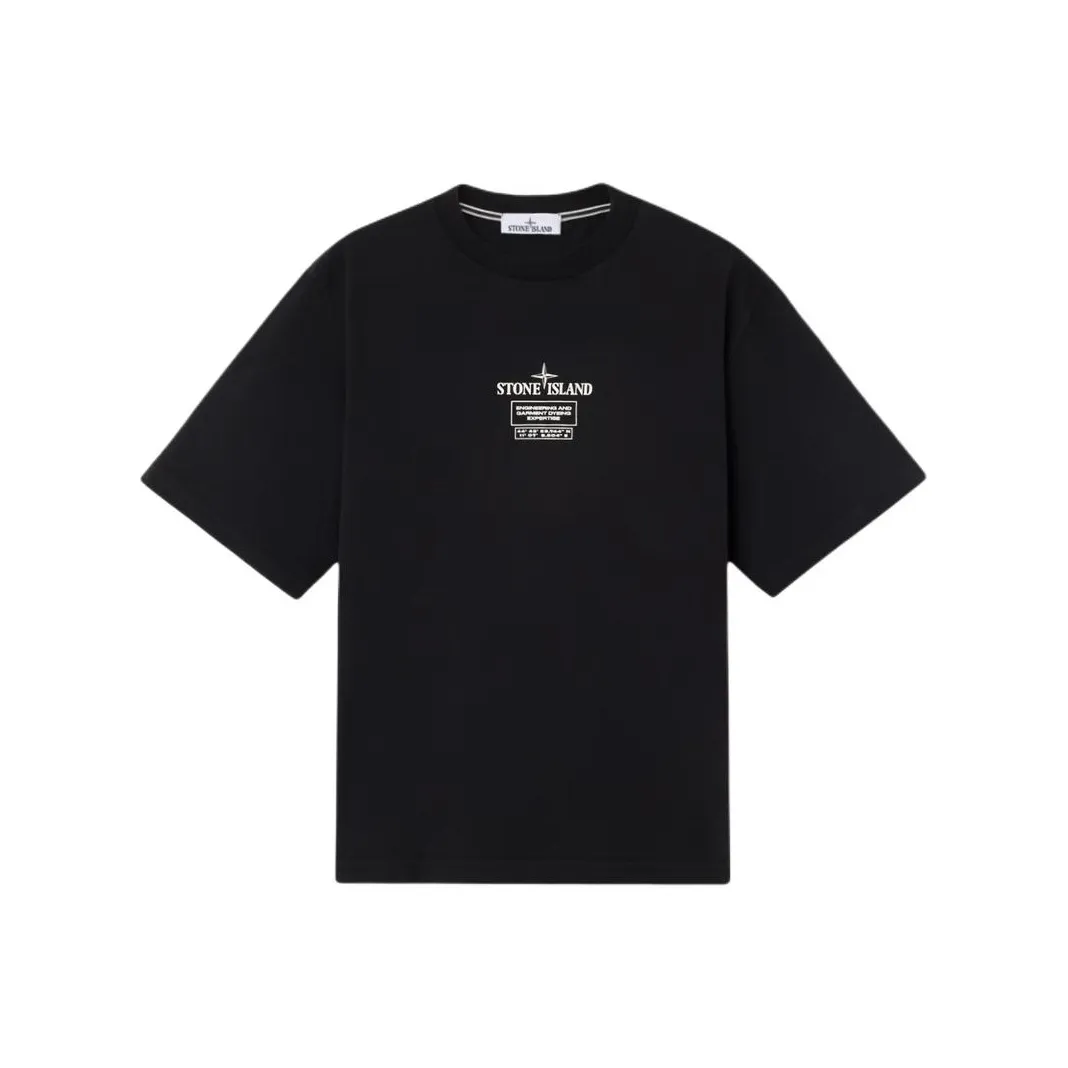 STONE ISLAND Рубашка Мужская Черная