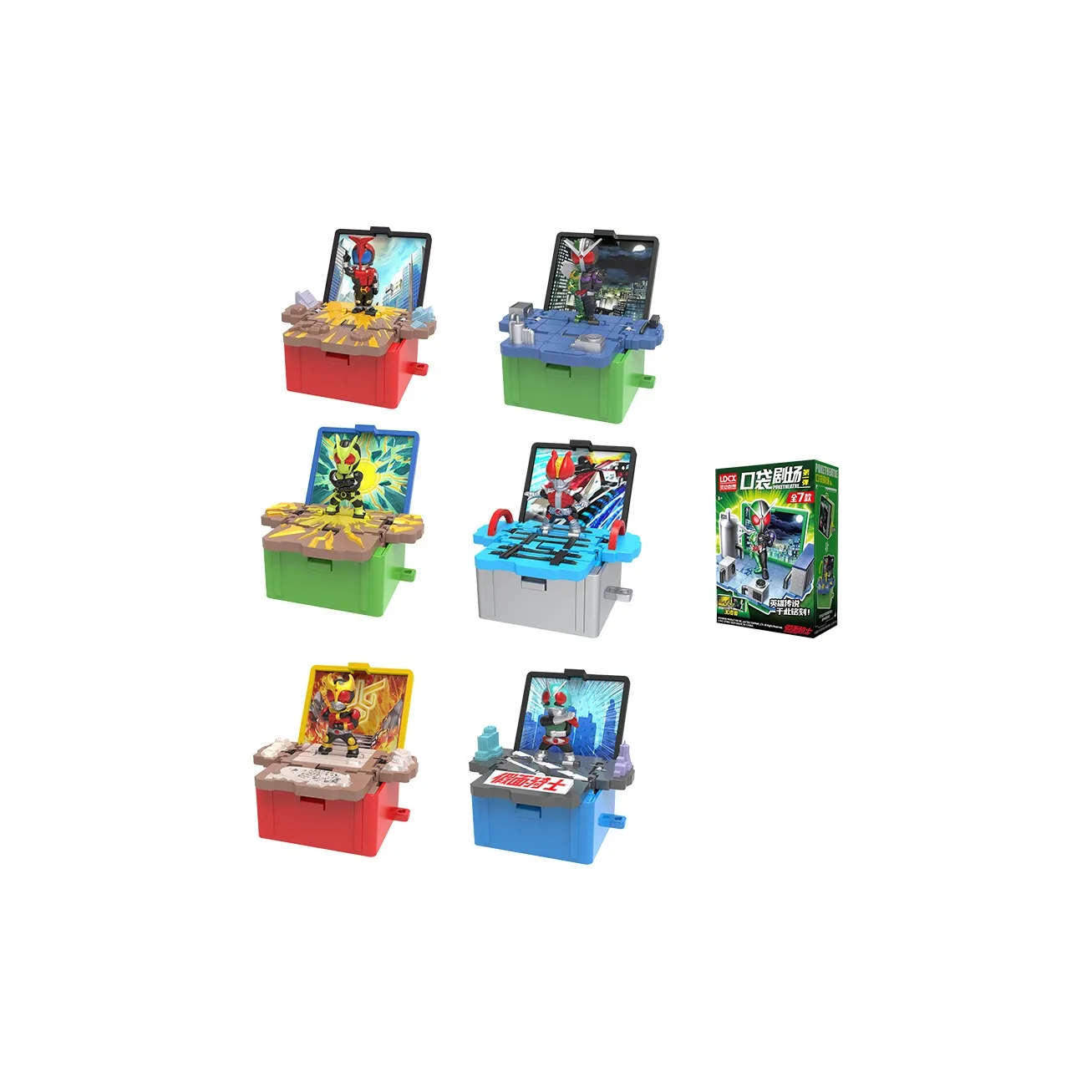 Spiritual Creations Kamen Rider Карман Театр Коллекция Слепые Коробки Один Mystery Коробка Целая Коробка 6 шт