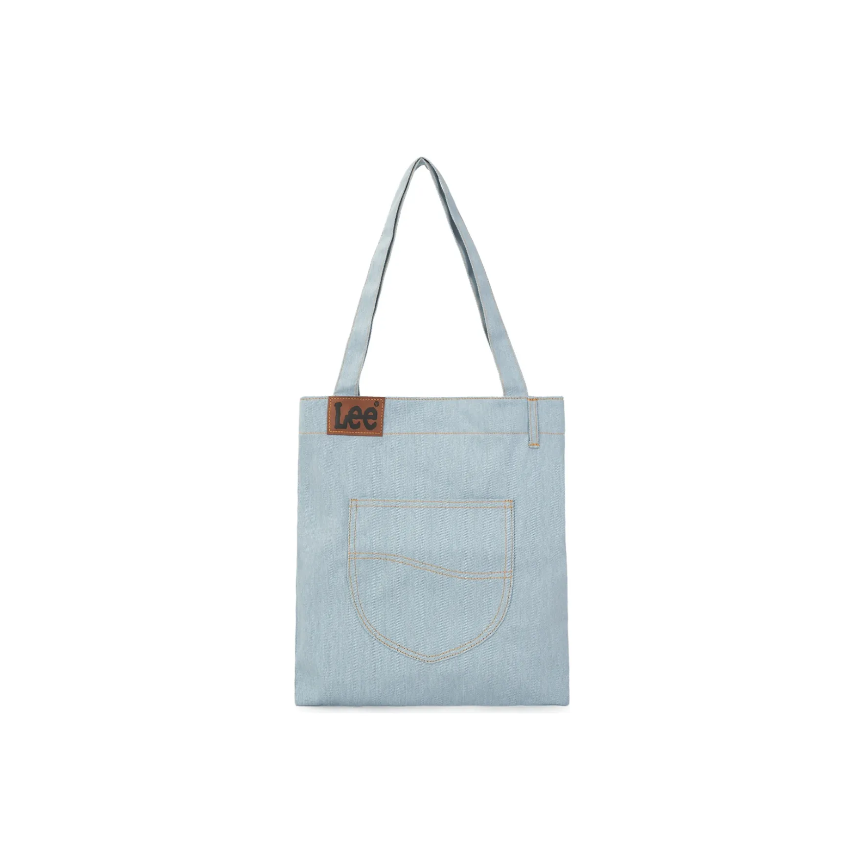 Lee Denim Ткань Сумка Shopping Bag Large Unisex Джинсовый синий Светло-синий