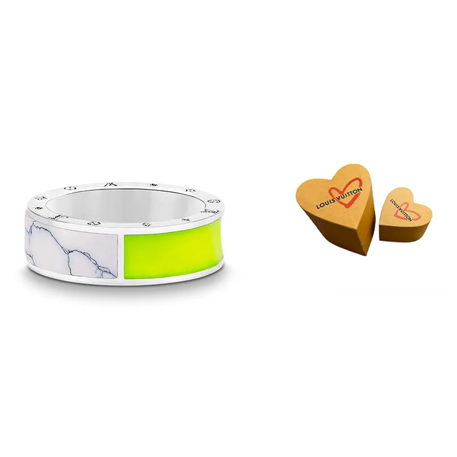 LOUIS VUITTON COLOR BLOSSOM Metal Rings Unisex