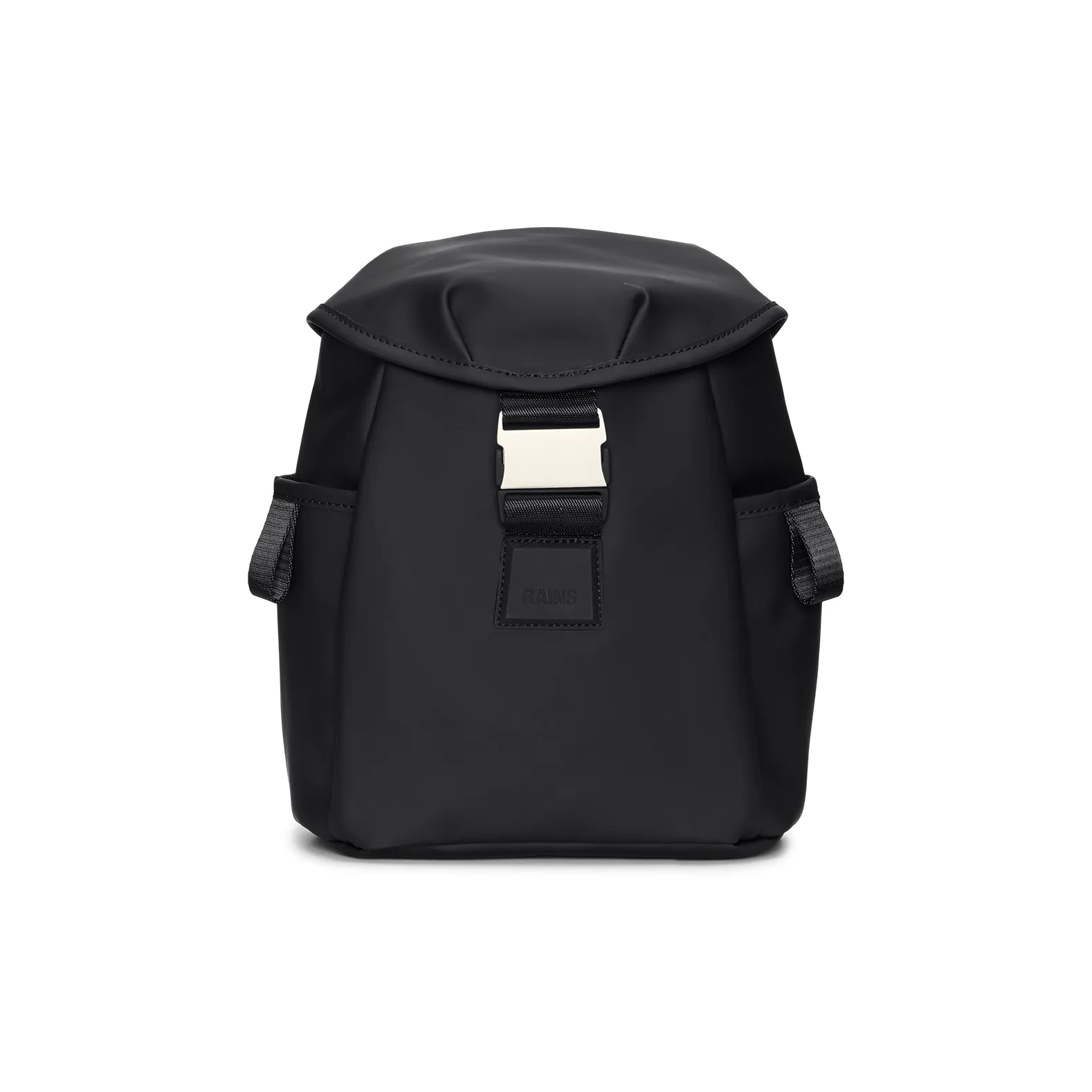 Rains Полиэстер Полиуретановое покрытие Рюкзак Мини Унисекс Черный