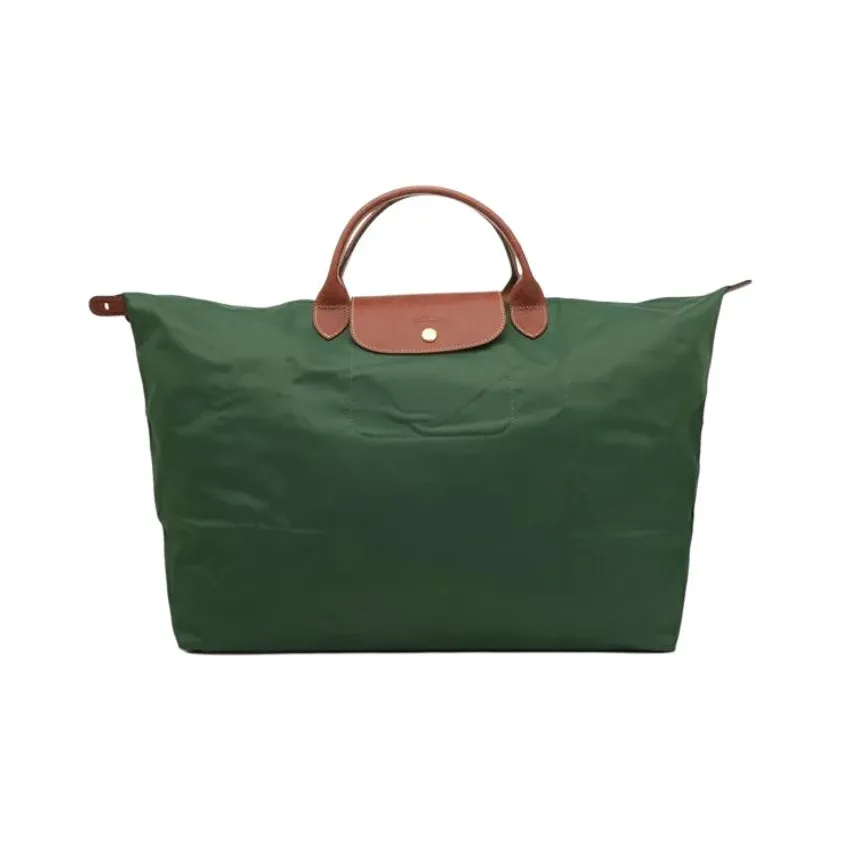 LONGCHAMP Le Pliage Нейлон Путешественная Сумка Сумка через плечо Большая Женская UK Зеленая