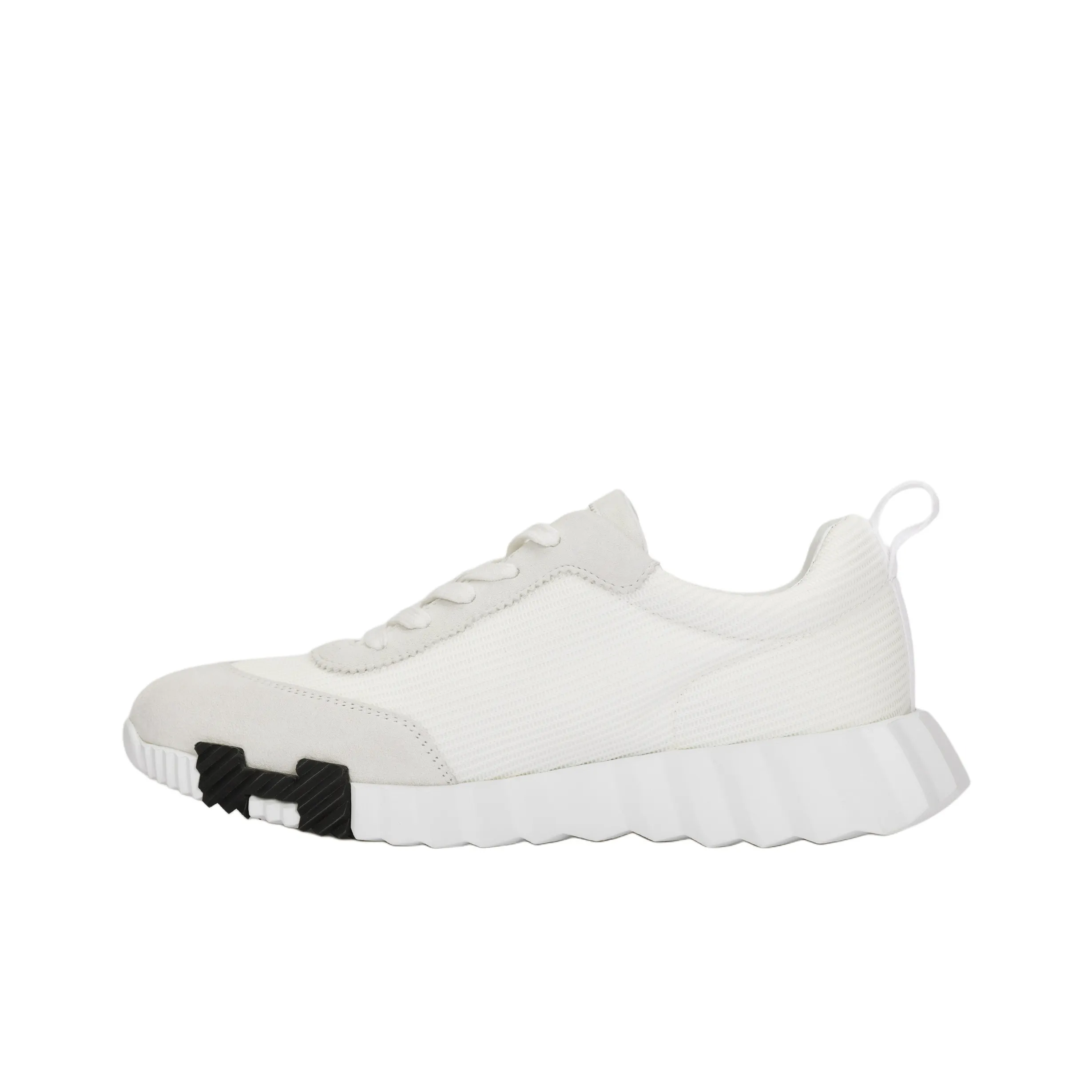 HERMES Bouncing Low Top Casual Shoes Women's White