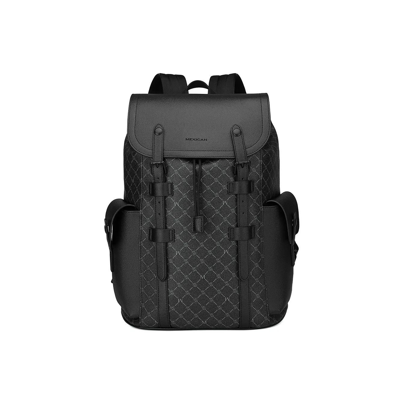 MEXICAN ПВХ Поливинилхлорид Рюкзак Стандартный Мужской Черный