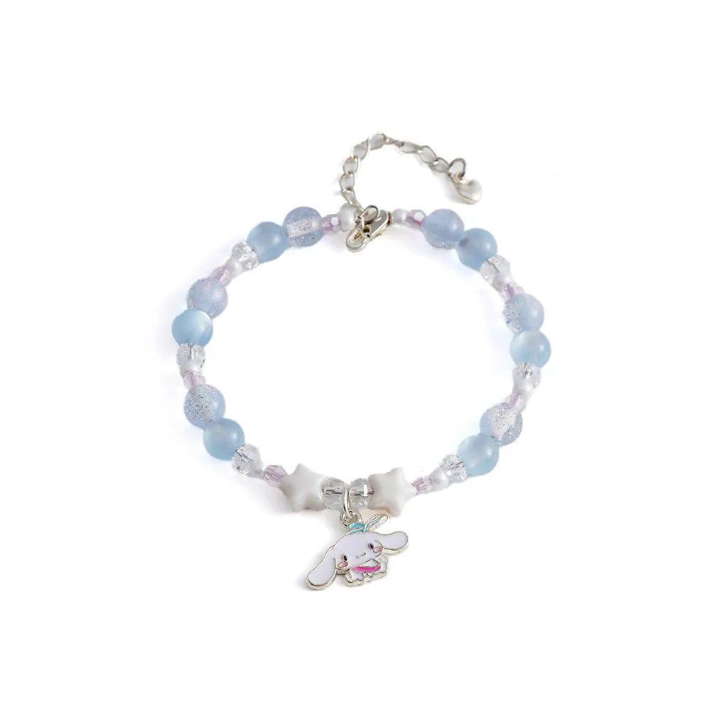 FIRST PARTY Cinnamoroll Браслет с бусинами Бусины Шнурки для браслетов