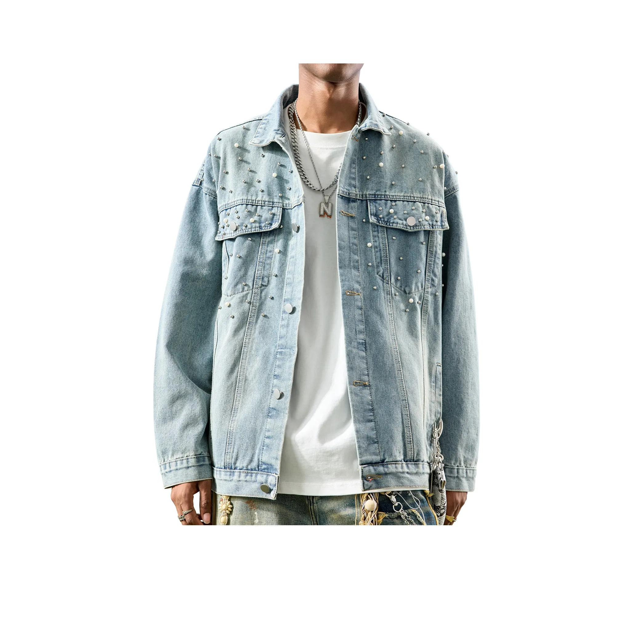 Nuthink Синий [В наличии] Унисекс Джинсовые куртки