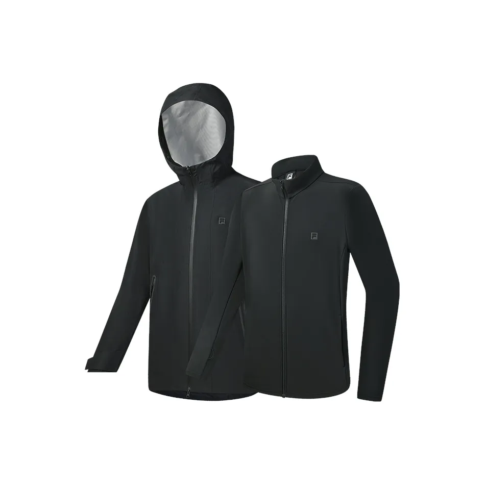 FILA Фитнес Поход Водонепроницаемый Ветрозащитный Дышащий And Теплоизоляционный Ветровка Мужской