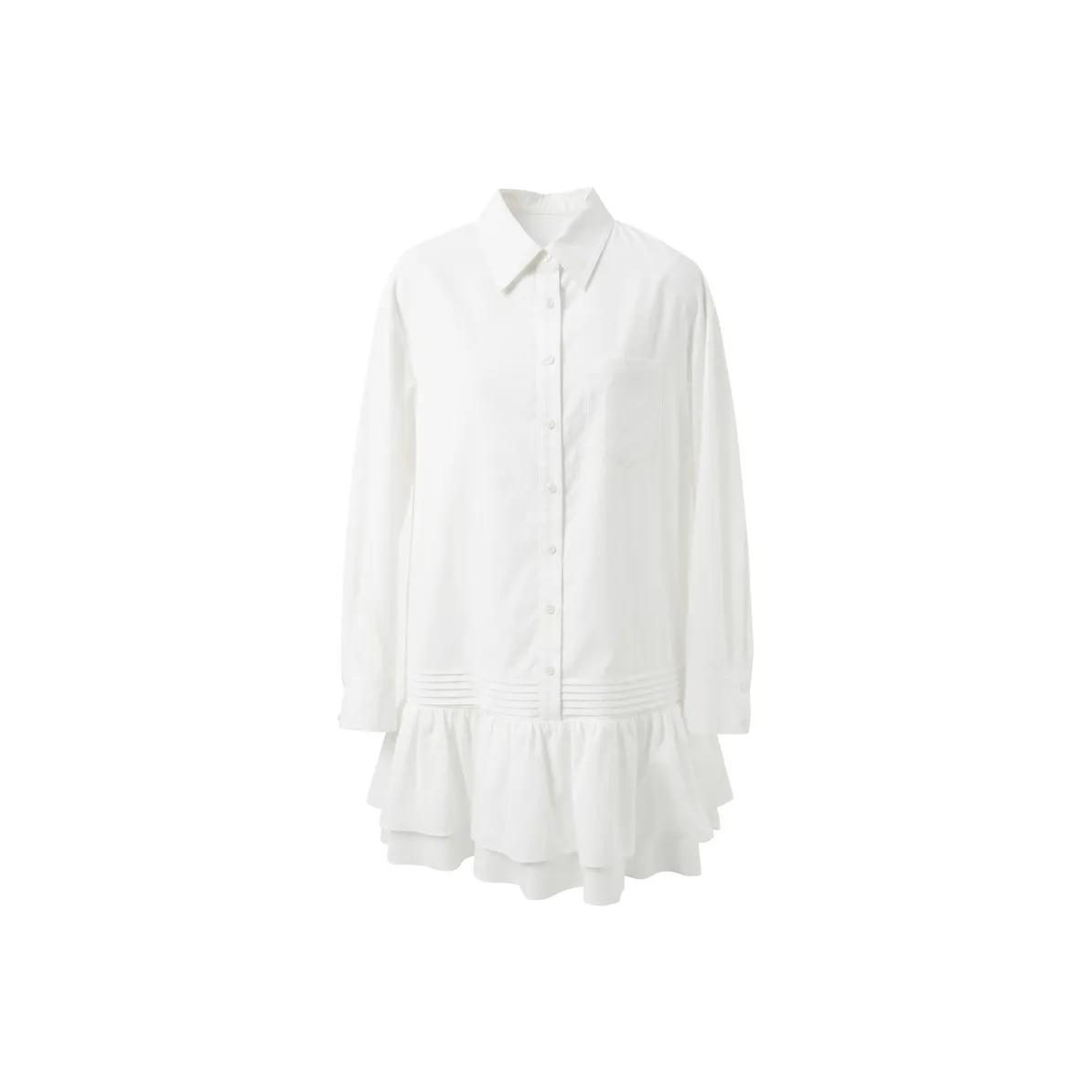 3COLOUR Длинное платье с длинными рукавами женское