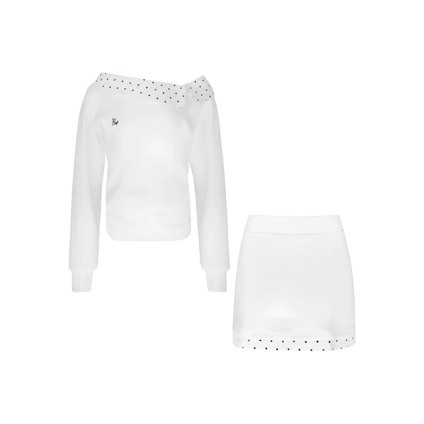 SECFLY OFFICIAL Белый Женские Комплекты с Юбкой