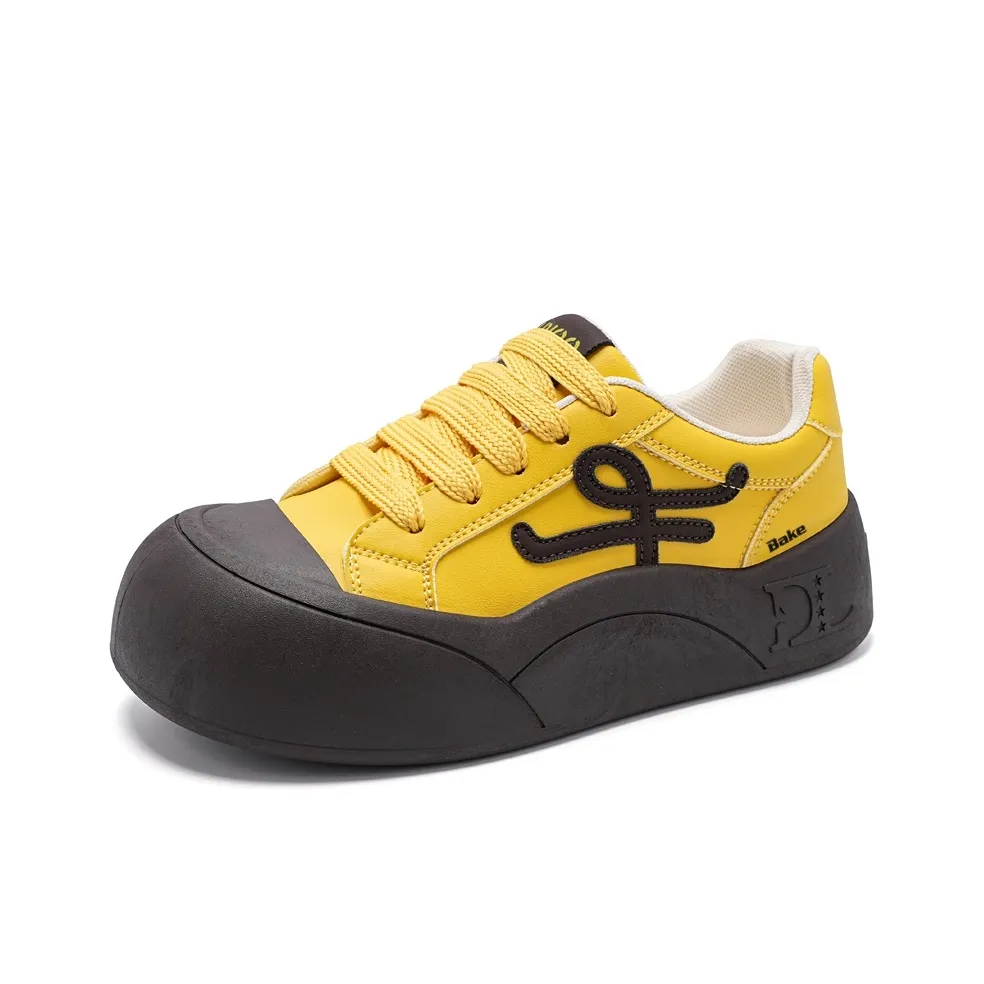 BAKE Покрытие Slip-Resistant Низкий Топ Повседневная Обувь Женская