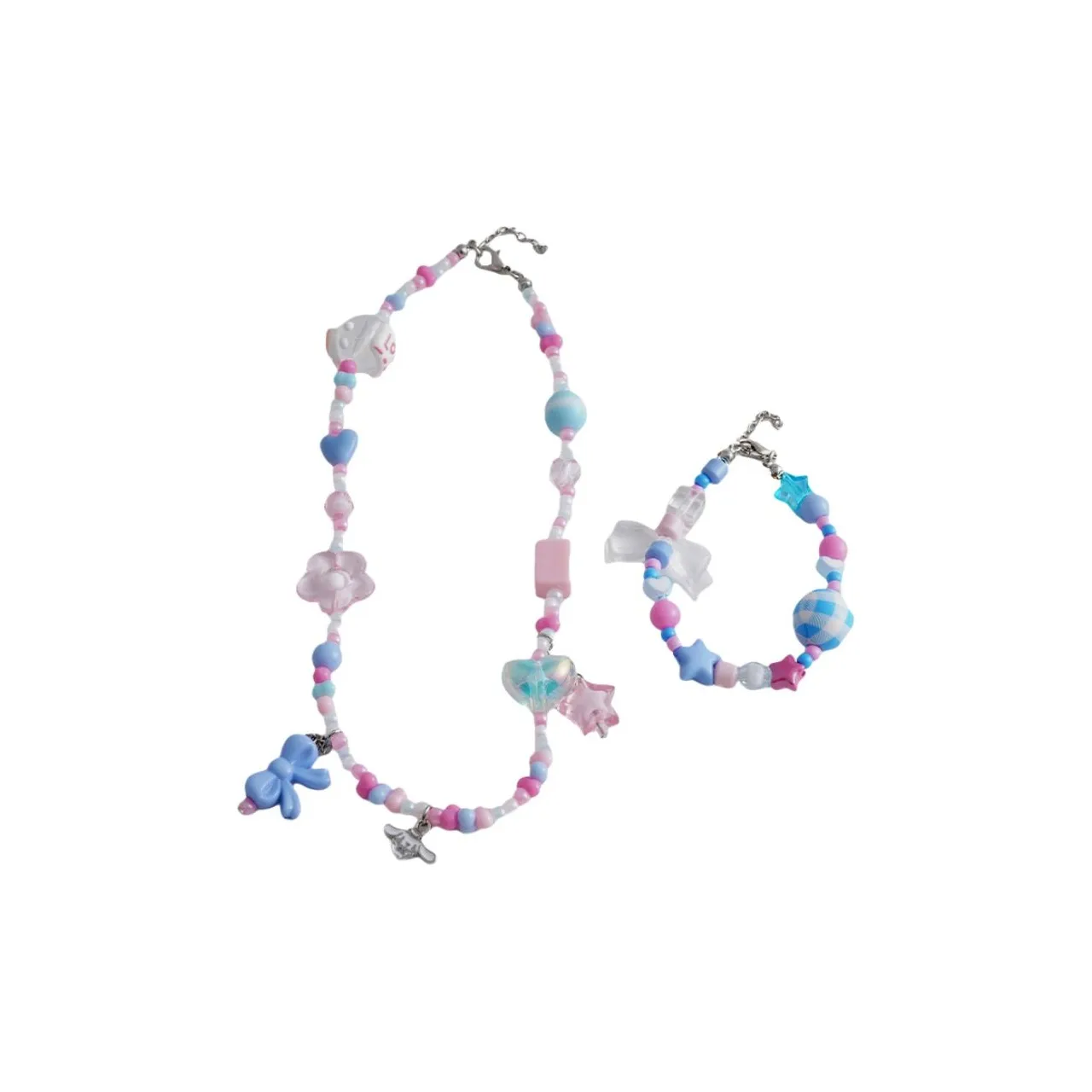 FIRST PARTY x Sanrio Ожерелье Браслет с бусинами Cinnamoroll Шнурки для браслетов